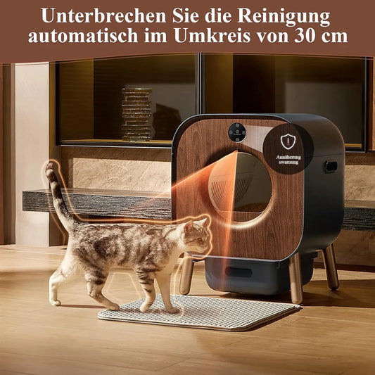 PAWBBY P1 Ultra Smart Automatic Litter Box Self-cleaning litter box,TÜV certification,App control, Extra Large for Multiple Cats